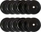 CAP Barbell 2-Inch Olympic Bumper Plate Weight Set with 6 Post Rack | 100-370 lbs | Multiple Options