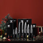 Slicing Knife 9", Long, Thin Blade, Allows for Cleaner Cuts to Preserve Juices and Flavor, Cutluxe Meat Carving Knife – Turkey Carving Knife,All Tang non-slip handle design,Premium Gift Box