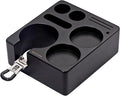 Normcore Espresso Tamping Station, Wood Coffee Tamper Station Fit 51 to 54mm Espresso Machine Accessories Coffee Tamper, Distributor, WDT, Puck Screen, Portafilter Holder Stand, Solid Black Ashwood