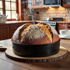 8 Inch Cake Pan Set of 3, Nonstick Round Cake Pans with 110 PCS Parchment Paper, Non-Toxic Carbon Steel Cake Baking Pans, Dishwasher Safe
