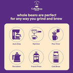 Coffee Bean Direct Organic Fair Trade Dark Ethiopian Yirgacheffe, Whole Bean Coffee, Arabica Coffee, Dark Roast, 5 Pound Bag (Pack of 1)
