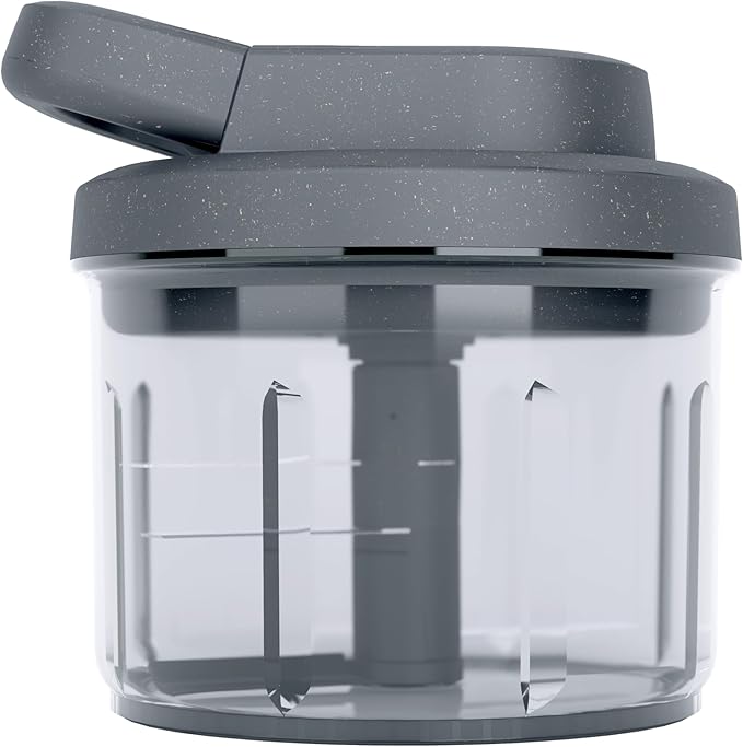 Zyliss Easy Pull Food Chopper and Manual Food Processor - Hand-Held Slicer & Dicer for Fruits & Vegetables - Easy Pull Manual Food Chopper - Cooking Gadgets & Kitchen Essentials - Easy Pull 3.0