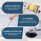Commercial French Fry Cutter Stainless Steel Potato Cutter for with 1/2,1/3 and 3/8 Inch Blade, Heavy Duty Potato Slicer Manual Potato Chopper Set for Sweet Potato, Carrot, Cucumbers