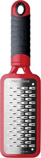 Microplane Home Series Cheese Grater (Ribbon, Red)