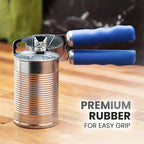 Zulay Kitchen Manual Can Opener with Bottle Opener with Turn Knob