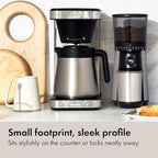 OXO Brew 8-Cup Coffee Maker - Single-Serve & Carafe, Thermal Stainless Steel, SCA Certified