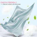 Mulberry Silk Pillow Cases 2 Pack Queen Size 20x30 Inches with Hidden Zipper, Ultra Smooth and Soft Breathable Cooling Silk Satin Pillowcase Set of 2, Better for Hair and Skin, Gifts for Women Men