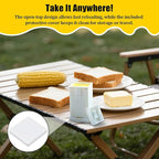 4 Pack Plastic Butter Spreader Corn Cob with Cover Butter Spreader for Corn, Bread & Cooking for Even Spread on Toast, Pancakes, Waffles & Grilling