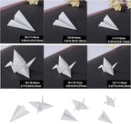 Woohome 14 PCS 3D Resin Mould Filler Mini Horse Paper Crane Paper Airplane Resin Casting Moulds Fillers, 3D Resin Filler Art Craft Supplies Epoxy Moulds for Art Resin Crafts DIY