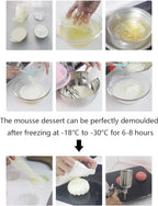 OCPO KITCHEN 3D Strawberry Silicone Mold for Baking Mousse Cake, Fruit Dessert, Pastry, Chocolate, Pudding, Ice Cream, Cake Decoration Mold, Strawberry Shape (15 Cavity)