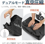 Vacuum Bags for Travel Luggage, Reusable Compression Bags for Carry On Suitcases and Backpack, Vacuum Seal Packing Cube for Cloth (1PC No Pump)