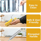 orn Cob Stripper, Long Handle Corn Peeler for Corn on the Cob Stainless Steel Corn Stripping Tool Fast and Safe, Suitable for Home Kitchens, Restaurant Chefs, Outdoor Dining Enthusiasts