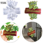 3D Dragon Wall Decor Silicone Molds Set, Welcome Sign and Baby Dragon Resin Casting Molds, DIY Home Decoration