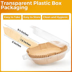Air Fryer Paper Liners: 100Pcs Parchment Paper, 8" Air Fryer Liner Disposable for Microwave, Non-Stick Square Air Fryer Basket Liner