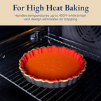 Patz&Patz PressPerfect Silicone Pie Weight - Patented Blind Baking Insert for TartArt 9 Inch Tart Pan - Alternative to Ceramic Pie Weights for Baking Crust - No Puff Ups or Cracked Crusts