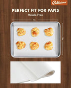 220 Pcs 9x13 In Parchment Paper Sheets, Baklicious Pre-Cut Non-Stick Parchment Baking Paper for Air Fryer, Oven, Bakeware, Steaming, Cooking Bread, Cupcake, Meat, Cookies