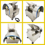 TECHTONGDA Commercial Dough Divider Electric Quantitative Dough Cutter Stainless Steel Dough Ball Maker for Bread Pizza Noodle 1-300g