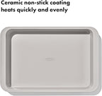 OXO Good Grips Non-Stick Pro Ceramic Coated Metal Bakeware 9” x 13” Cake Pan – Biscuit