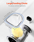VEVOR Electric Cheese Grater Salad Maker, 200W Salad Shooter, Electric Vegetable Slicer Shredder Chopper for Fruits with 5 Attachments, Stainless Steel Food Cutter for Vegetables, and Cheeses