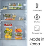 Airtight Food Storage Container With Lid (91.3oz) BPA-Free | Meal Prep | Microwave, Freezer and Dishwasher Safe | Leak-Proof | Kitchen Fridge Organizer Boxes | Fresher Food