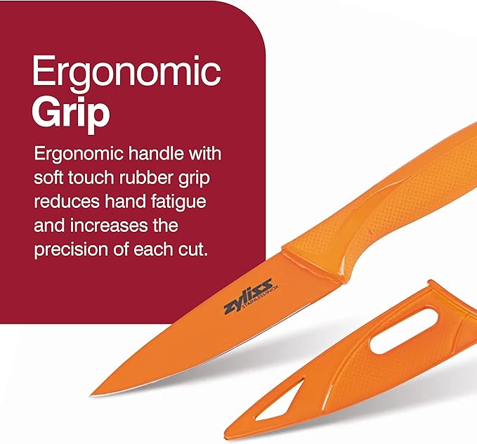 ZYLISS 2-Piece Paring Knife Set with Sheath Covers