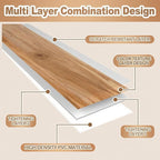 5 Pcs Wire Rack Covers 35x12x3 inch PVC Pantry Shelf Cover 0.31 inch Thick Removable Closet Wire Rack Shelf Covers,Decoration Kitchen Bathroom Office Shelving (Wood Color,35x12x3 inch)