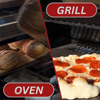 ThermiChef 14" by 14" Pizza Steel (1/4" Thickness) - Multipurpose Cooking Steel for Ovens & Grills - Made in the USA