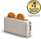 bella 2 Slice Slim Toaster, Fits-anywhere™ Kitchenware, 6 Setting Shade Control with Reheat & Cancel Buttons, Fits sourdough, 10” Long Slot, Anti Jam & Auto Shutoff, 900 Watt, Oatmilk