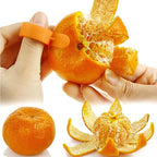 4 PCS Mandoline Vegetable Slicer, FineGood Food Chopper Corer Grater Vegetable Cutter for Restaurant with 5 Citrus Orange Peelers