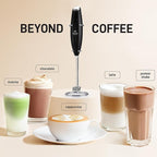 Zulay Kitchen Double Whisk Milk Frother – Handheld Foam Maker for Coffee, Lattes, Matcha, Hot Chocolate & Cappuccinos – Whip Creamy Froth in Seconds, Portable & Easy to Use -