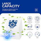 Vacuum Cleaner Bags Fit for Miele Classic C1 Complete C1 C2 C3 S227 S240 S270 S400 S2 S5 S8 Series, Include 9 Packs 3D Efficiency Airclean Bags with 3 Motor Protection Filters and 3 AirClean Filters