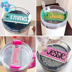 RESINWORLD 10-Cavity 20oz/30oz & 40oz Name Plate Silicone Mold, Cup Topper Mold for Resin Casting