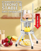Lemon Cutter With Two 8 Wedges Commercial Lemon Slicer Stainless Steel Fruit Cutter Fruit Lemon Chopper Lemon Wedges Slicer Machine for Fruits and Vegetables for Home&Commercial Use