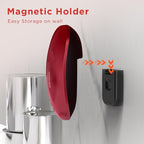 Canslab Ultrablade PRO Auto Stop Can Opener - Rechargeable Electric Can Opener for Kitchen for Seniors with Arthritis- One touch Side Cut Can Opener, Smooth Edge, Handfree, Portable Small Size, Red