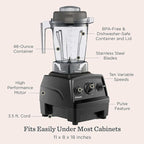 Vitamix Explorian E310 Blender, Professional-Grade Kitchen Blender for Smoothies, Soups, Juices and More, 10-Speed, Stainless Steel Blades, Self-Cleaning Kitchen Appliance, 48 Oz Container, Red