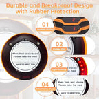 Restaurant Pager System, Buzzers for Restaurants 24 Coaster Pagers with Rubber Protection, Touch Keyboard Transmitter,2 Charging Base, Buzzer System for Food Truck Church Nursery Coffee Shop