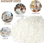 Pure Soy Wax for Making Candle - Pure Nature DIY Soy Wax Flakes -20 Pound Bag…
