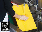 CURTA Cutting Boards for Kitchen, 20" x 14" x 0.5" Yellow Color Coded Plastic Commercial Chopping Board with Anti Slip Surface Dishwasher Safe