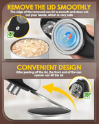 Rechargeable Electric Can Opener, One Touch Safety Automatic Can Opener - Easy Smooth Edge Hands Free, Battery Operated Openers Fits Most Cans, Ideal for Seniors People with Weak Hands & Arthritis
