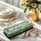 Knife Sharpening Stone,10000 Grit Sharpener Whetstone Final Fine Polishing Natural Green Honing Oilstone for, Knives Tools,Cutting ToolsAngle Guide, Diamond Stone and Non-Slip Rubber Base (SET-D)