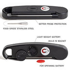 Meat Thermometer Digital, Meat Thermometers for Grilling, Food Thermometer with Backlight, Instant Read Thermometer for Grill Candy and Cooking