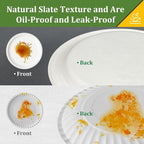250PCS Disposable Paper Plates Set and Utensils, Compostable Dinnerware 9 and 7inch Plates, Biodegradable Paper Plates, Forks, Knives and Spoons for Party 50 People