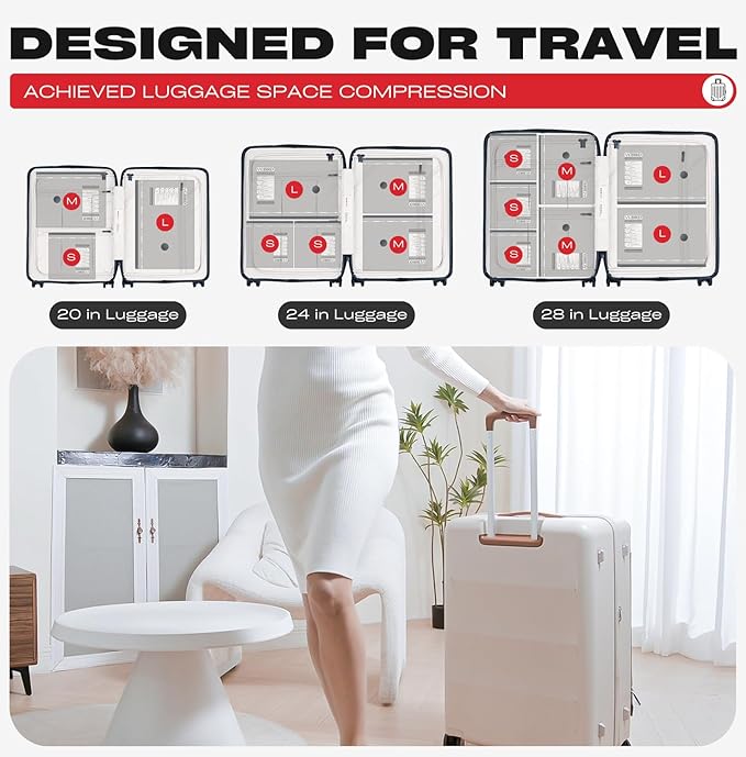 Travel Vacuum Storage Bags with Rechargeable USB Pump, 9 Pack Carry-On Size Compression Packing Bags for Luggage and Suitcase, Space Saver for Clothes and Clothing Travel