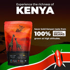 Medium Roast Whole Bean Coffee – Smooth & Balanced Arabica for Espresso, Cold Brew & Pour Over – Fresh Roasted Specialty Kenyan AA Beans – 250g Bag