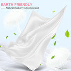 Mulberry Silk Pillow Cases King Size with Hidden Zipper, Ultra Smooth and Soft Breathable Cooling Silk Satin Pillowcase for Hair and Skin, Gifts for Women Men (Pure White, 20x36 Inches, 1 Pack)