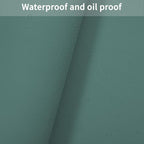Leather Desk Mat,1.8mm Thick,15.75x63 Inch Desk Cover,Desk Protector Mat,Dresser Cover Top,Desktop Cover,Dresser Cover Top for Bedroom,Table Protector Mat(Aqua Blue+Gray,15.75x63)