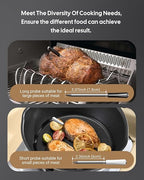 Wireless Meat Thermometer Dual Probes for Smoker, Fitflavor 5G WiFi Meat Thermometer Bluetooth for Grill BBQ, Smart Meat Probe for Food Cook Oven Grilling Rechargeable