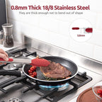 Heat Resistant Silicone Kitchen Tong: U-Taste 12 inch Large 480ºF Hot Proof Cooking Tong with Sturdy Non Stick Rubber Tips & Silicon Coated Steel Handle & Smooth Locking for Serving Grill Salad (Red)