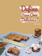 LeGourmet Nonstick Rectangle Baking Pan 9x13 Inch, Ceramic Coating, Non-Toxic, Rust Resistant Aluminized Steel, Perfect Baking Dish for Brownie Cake, Roasting, Lasagna - Butter
