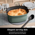 Ninja Possible Cooker PRO 8.5qt, Multi-Cooker with 8-in-1, Slow Cooker, Safe Pot to 500°F, MC1001GN, Sage Green